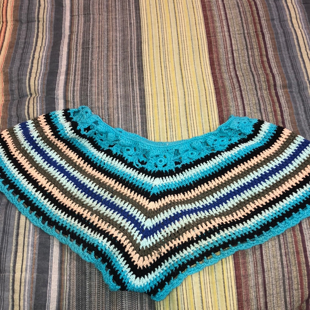Crochet cove up shorts